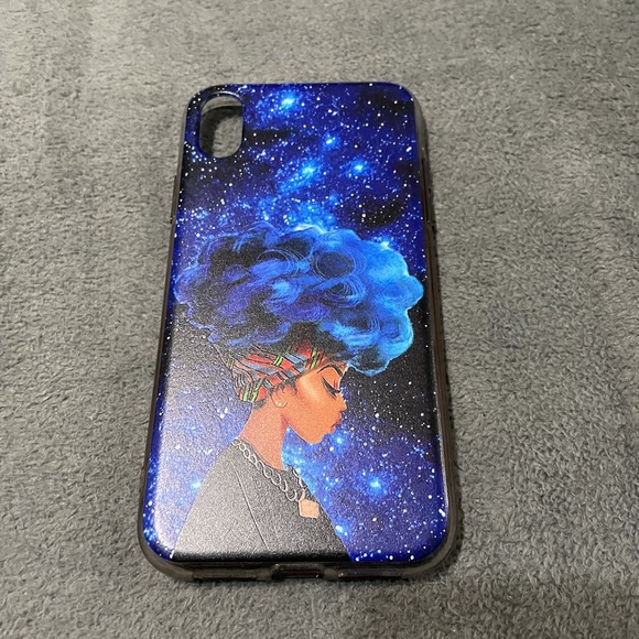 Blue/black iPhone XR phone case - Picture 1 of 2